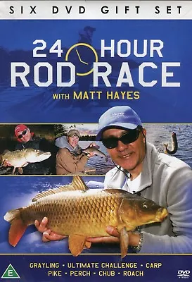 24 Hour Rod Race With Matt Hayes 6 Dvd Gift Set Ultimate Fishing Challenge • £5.99
