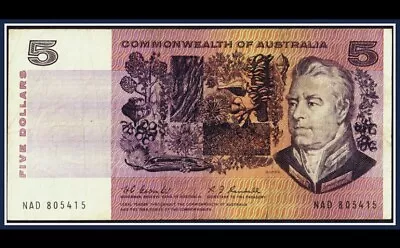 $175 • Buy 1967  Australia $5 Five Dollars  Coombs / Randall  Banknote *rare   #nad 805415