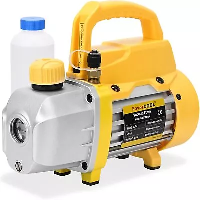 FAVORCOOL FC-30T 3CFM 1/4HP Vacuum Pump For HVAC Car A/C Charge R410A R134A R22 • $76.99