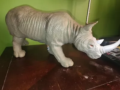 Large Soft Plastic  Rhinoceros Figure.  New • $50