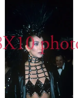 CHER #625moonstruckbelieveCHRISTMASburlesquemask8x10 PHOTO • $11.50