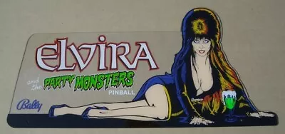 Bally - Elvira & The Party Monsters - Silkscreened Topper New! 31-1006-2011TOP • $90