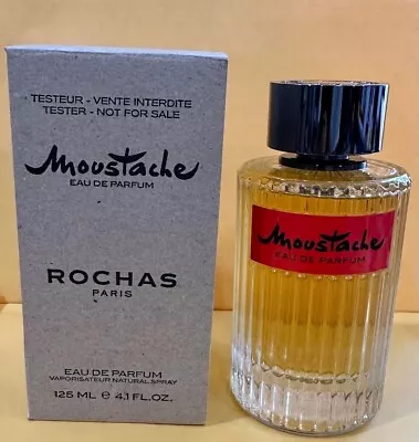 MOUSTACHE ROCHAS For Men 4.1 Oz 125 Ml Eau De Parfum EDP Spray NEW AS PICTURE • $34.95