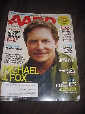 AARP Magazine Featuring Michael J. Fox April/May 2013 • $5