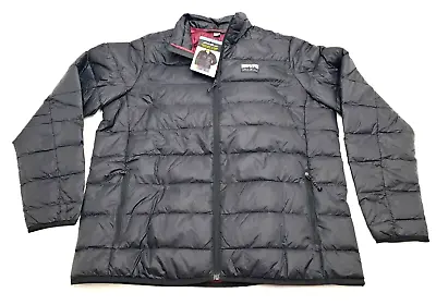 Eddie Bauer Men's Down Packable Jacket Microlight Size Large Black 650 Fill NEW • $44.99