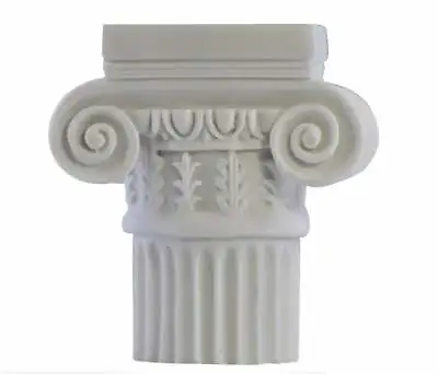 Ionic Order Column Pillar Pedestal Capital Base Greek Roman Marble Sculpture • $59