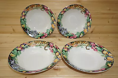 Sakura Vitromaster Rain Forest (4) Soup Bowls 7 1/4  NEW  (G35) • $33.88