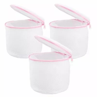 3 Pc Mesh Laundry Bra Wash Basket Bags Lingerie Bras Underwear 16*17cm • $5.98