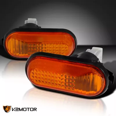 Fits 1992-1995 Honda Civic EG Amber Dome Type Side Marker Fender Signal Lights • $13.38