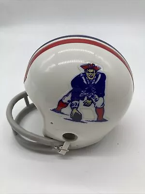 1965-81 New England Patriots Throwback 2 Two Bar Mini Helmet Rare Riddell • $59.99