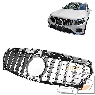 For 2017-2019 Mercedes W117 CLA180 CLA220 Chrome GT R Front Hood Grill Grille • $69.99