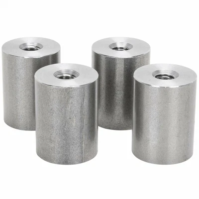 $23.09 • Buy Lowbrow Customs Threaded Steel Bungs 1  Long 1/4-20 Thread 4 Pack Fab Parts USA