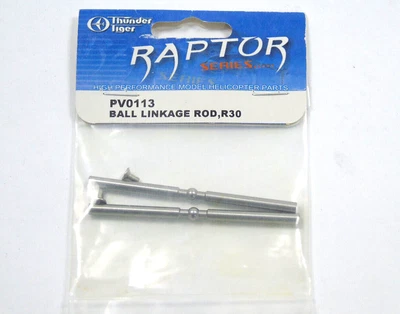 £5.99 • Buy PV0113 Thunder Tiger RC Helicopter Ball Linkage Rod Set Fits: Raptor 30 R30