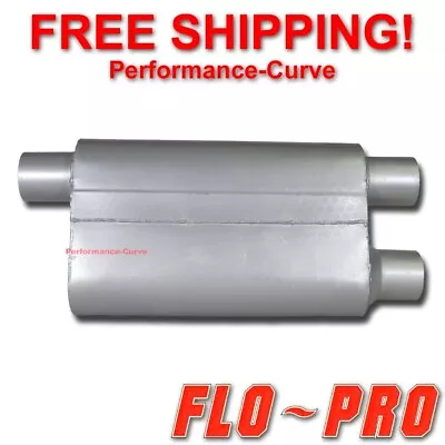 2 Chamber Transverse Camaro Firebird Muffler FLO-PRO Super V - 2.5  V42583 • $52.95