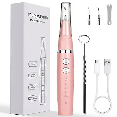 £23.88 • Buy Ultrasonic Dental Scaler Tooth Tartar Plaque Calculus Remover Teeth Cleaning Kit