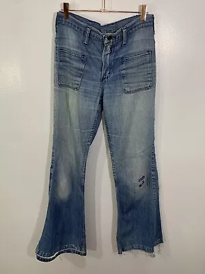 Wrangler Vintage Jeans Blue Bell Bottoms Flare 27 • $30