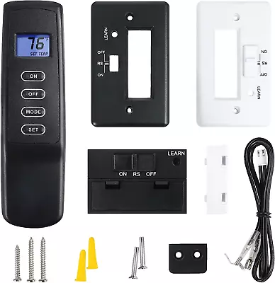 Gas Fireplace Remote Kit For Millivolt Gas ValveWith Remote Control Thermostat • $84.99