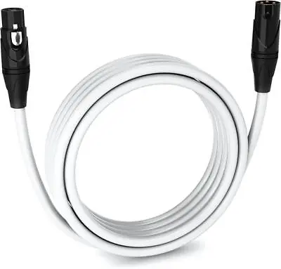 Canare L4E6S Star Quad Microphone Cable | Gold XLR-F XLR-M | White. • $33.95