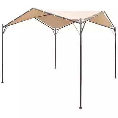 Gazebo Pavilion Tent Canopy 3x3 M Steel Beige • $175.22