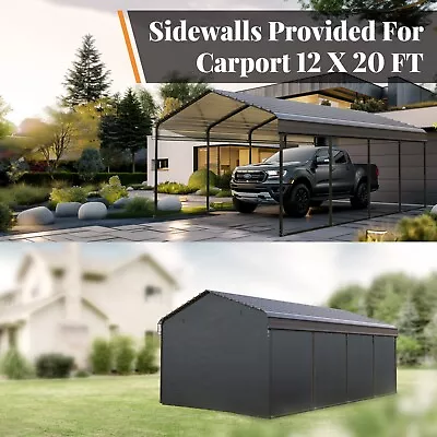 12' X 20' Carport Upgraded CarPort With Heavy Duty Galvanized Steel Roof Metal • $1229.99