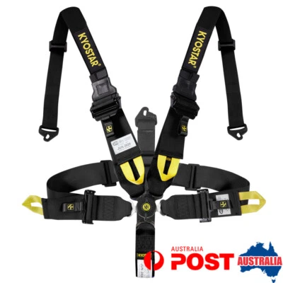$175.68 • Buy Universal 5Point Cam Lock Quick Release Racing Seat Belt Safety Harness SFI 16.1