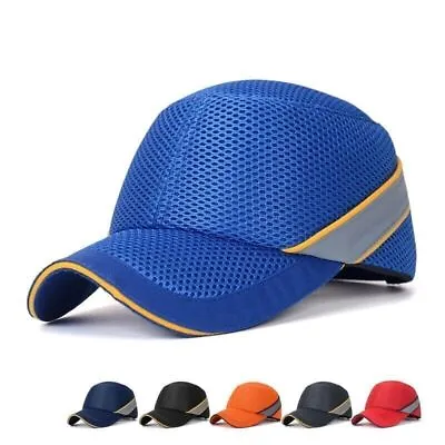 Protective Baseball Cap Bump Hat Head Protection Hard Inner Shell Safety Helmet • £9.99