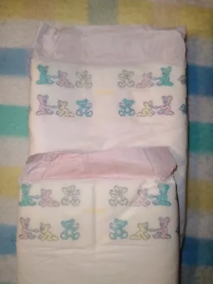 2 Vintage Plastic Back Diapers • $34.99