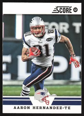 2012 Score Aaron Hernandez #151 NM-MT New England Patriots • $1.50