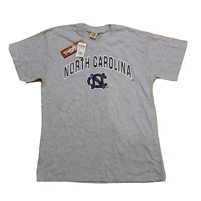 £49.99 • Buy Vintage Big Ball Sports North Carolina Grey T-Shirt NEW OLD STOCK NOS