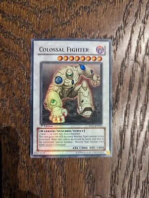 Colossal Fighter Super Rare 1st Edition 5DS1-EN043 Yu-Gi-Oh Card • £3.50