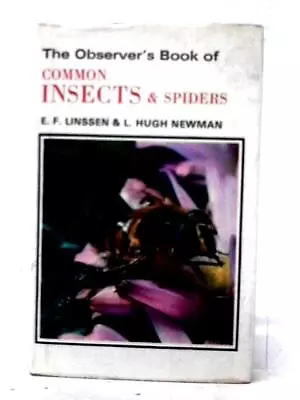 The Observer's Book Of Common Insects & Spiders (1971) (ID:10323) • £8.90