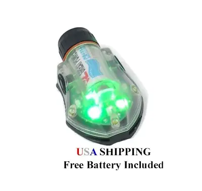 FMA Manta Strobe Style IFF Infrared + Green Visible Tactical Helmet Strobe - BLK • $39.99