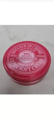 L'occitane Rose Heart Ultra Soft Cream 10% Shea Butter 3.5 Oz/100 Ml Sealed!! • $27