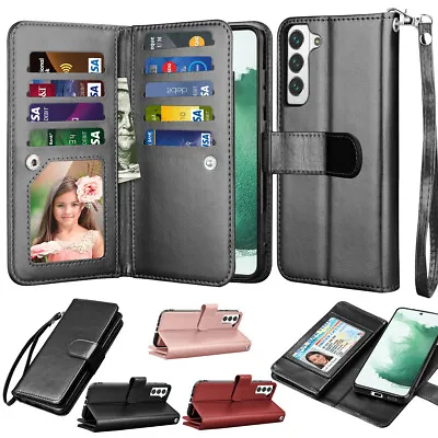 $9.89 • Buy For Samsung Galaxy S22 S22+ S22Ultra Wallet Case Leather Card Holder Cover Stand