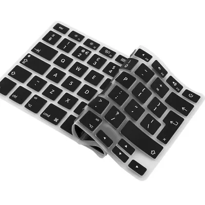 Soft Rubber UK/EU Layout Keyboard Skin Cover For Apple Macbook Air Pro Retina • £3.99