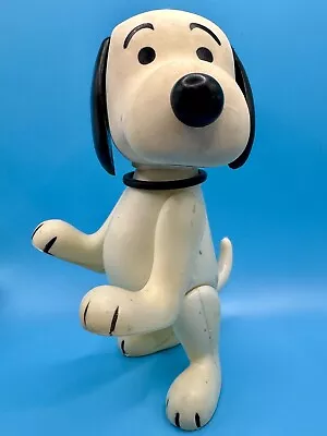 VTG 1966 Vinyl SNOOPY United Feature Syndicate Peanuts Snoopy Posable Doll 7” • $36