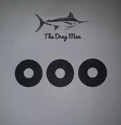 Carbontex Carbon Drag Washers Abu Garcia TORNO 3003SB TOURNAMENT 3000C/3600C • $16.50