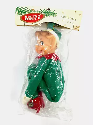 Vintage 1950’s Knee Hugger Shelf Christmas Pixie Elf Felt Japan 7  • $59.99