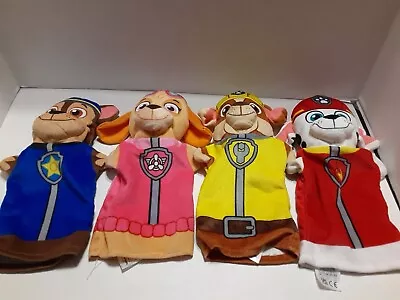 Melissa & Doug Paw Patrol Hand Puppet Set Of 4 Chase Skye Marshall Rubble • $19.95