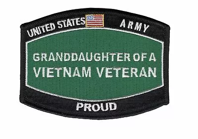 Army Grand-Daughter Of A Vietnam Veteran Patch • $15.28