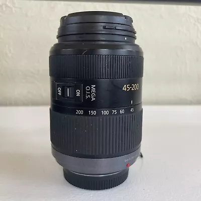 45-200mm F/4.0-5.6 Lumix G Vario Mega O.I.S. Lens (skr-4880) • $100