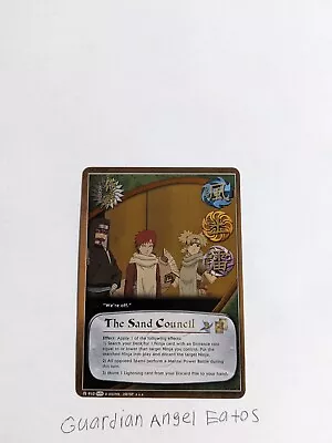 Naruto TCG CCG The Sand Council Super Rare Near Mint English Set 25 Kage Summit • $50