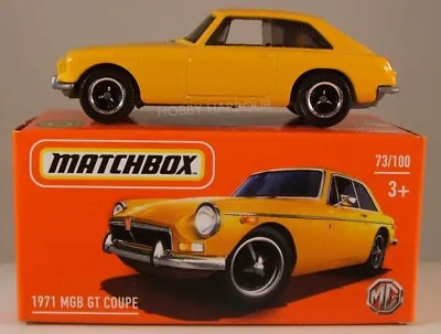 MATCHBOX POWER GRABS #73 1971 MGB GT Coupe 2022 Issue (NEW In BOX) • $3