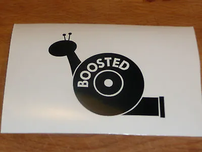 Turbo BOOSTED SNAIL Sticker Decal Vinyl  Stance Drift Race Power Speed Tuning • £2.45