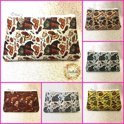 £3.50 • Buy Boys Girls Adults Small Mini Wallet Card Coin Purse Zip Bag Vinyl - Harry Potter