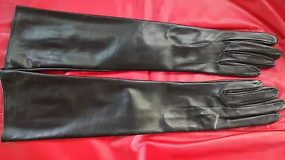 20  Long - Size 8 1/2 Unlined Kid Leather Gloves  Italy - Evening Formal Boudoir • $99.99