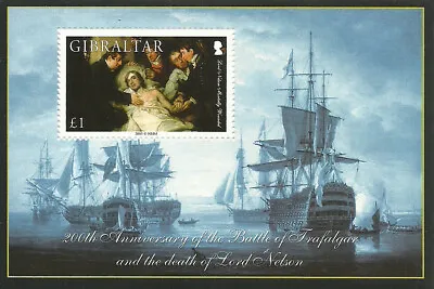 £2 • Buy 2005 The 200th Anniversary Of The Battle Of Trafalgar - Minisheet - MNH