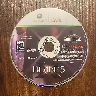 Blades X XBOX 360 - TESTED - Fast Shipping • $9.99