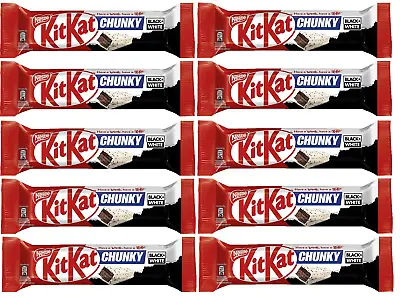 10x42G NESTLE KITKAT BLACK WHITE COOKIE - CRUNCHY BAR - LIMITED CHOCOLATE WAFER • £16.86