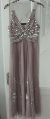 £25 • Buy Oli 20's Style Gatsby Flapper Charleston Bead Sequin Embellished Dress Sz 10